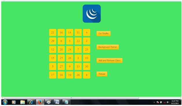 Shuffle div elements group